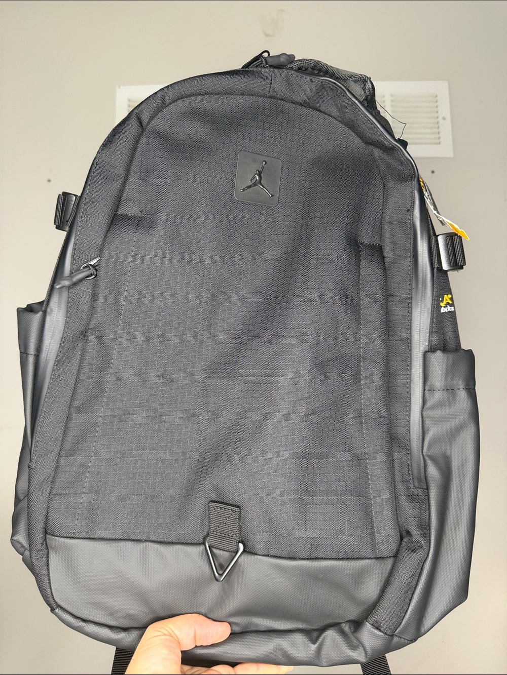 Jordan Black Men's Travel Backpack with Subtle Logo
